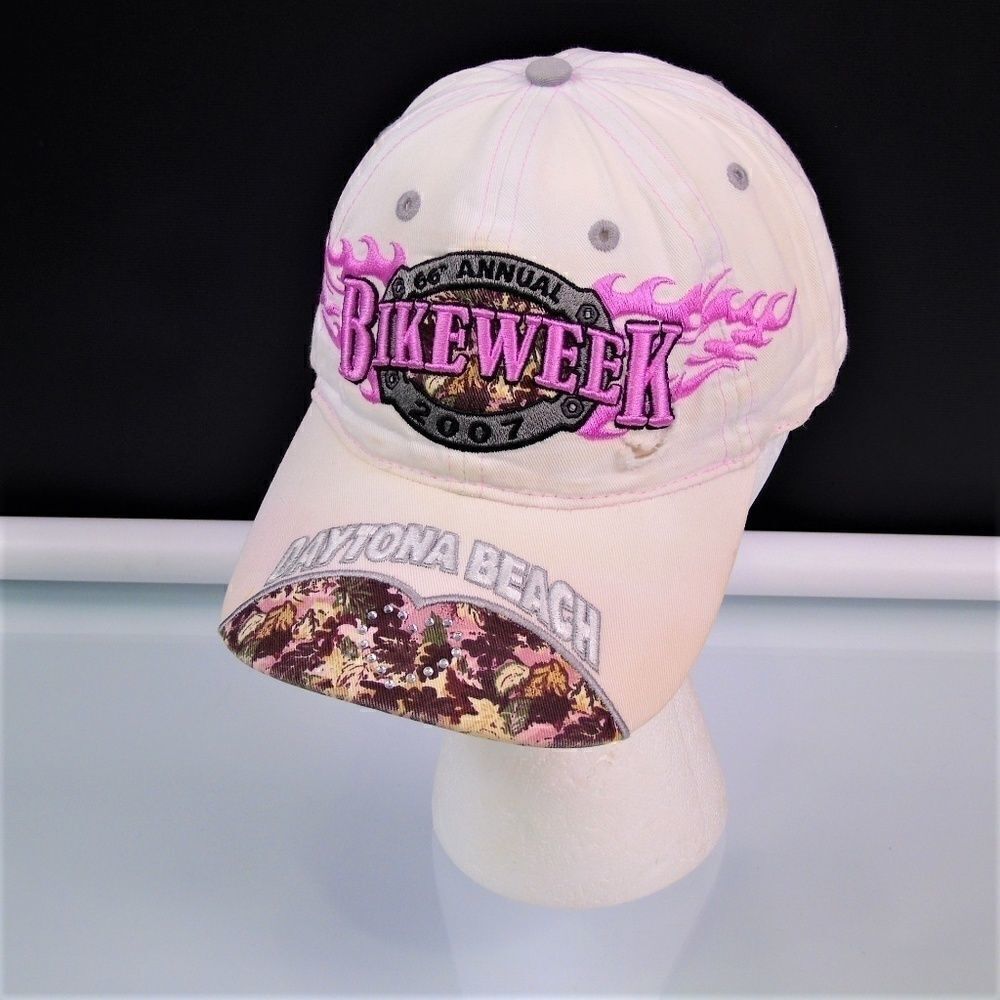 Daytona BIKE WEEK 2007 Ball Cap Distressed Trashed